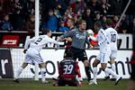 COMEBACK. Jesper Christiansen fik spilletid, da Johan Wiland blev vist ud i dagens kamp mod FC Midtjylland 