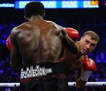 Ubesejret. Lucian Bute viste ingen nåde mod colombianeren. 
