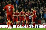 Målhelt. Israelske Yossi Benayoun åbnede scoringen i Liverpools sejr over West Ham. 