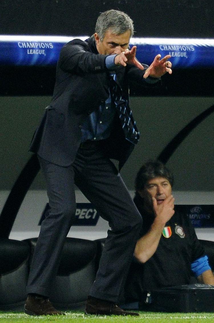 Vinder. José Mourinhos mandskab fik sat klørene i Lionel Messi og de andre Barcelona-stjerner. 