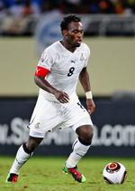 kaptajnen. Michael Essien møder frisk op til VM, men vil savne kamptræning. Arkivfoto. 