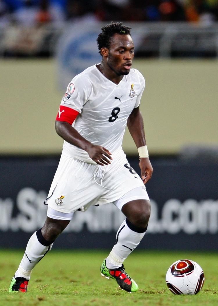 kaptajnen. Michael Essien møder frisk op til VM, men vil savne kamptræning. Arkivfoto. 