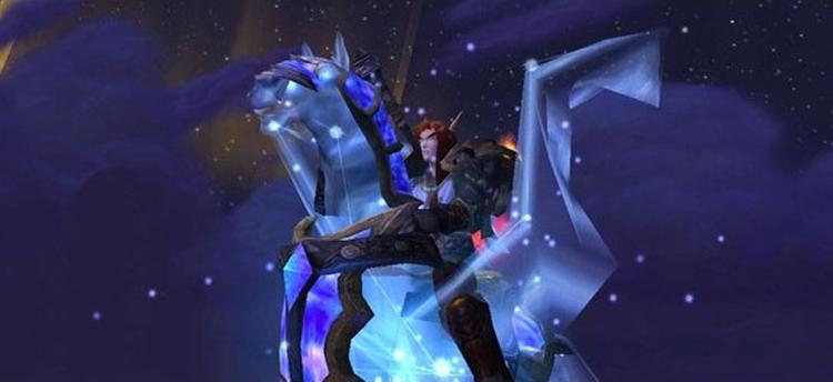 'Ak nej, mor, gi’ mig en hest, mor..' Spillerne af World of Warcraft står i kø for at give 25 dollars for denne flyvende fantasihest, hvilket indtil videre har givet firmaet bag en indtægt på anslået 55 millioner danske kroner. 