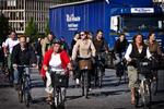 Cykelhjelme og tung trafik