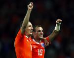 Frygtindgydende. Arjen Robben og Wesley Sneijder scorede begge i dennne uges Champions League-semifinaler. Arkivfoto. 