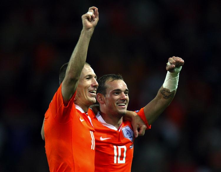 Frygtindgydende. Arjen Robben og Wesley Sneijder scorede begge i dennne uges Champions League-semifinaler. Arkivfoto. 