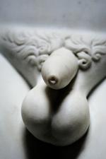 nøgenantik. Skulpturen 'Jason med det gyldne skind' står på Thorvaldsens Museum. Her en detalje. 