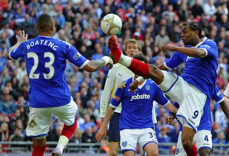 Finaleklar. Portsmouth spiller finale i verdens ældste fodboldturnering mod Chelsea 15. maj. Chelsea er allerede sikret en plads i næste sæsons Champions League og derfor troede Portsmouth, at de var sikre på en plads i Europa League. men sådan gik det ikke. Arkivfoto. 