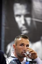 Super Six boksepressemøde med Mikkel Kessler og Carl Froch