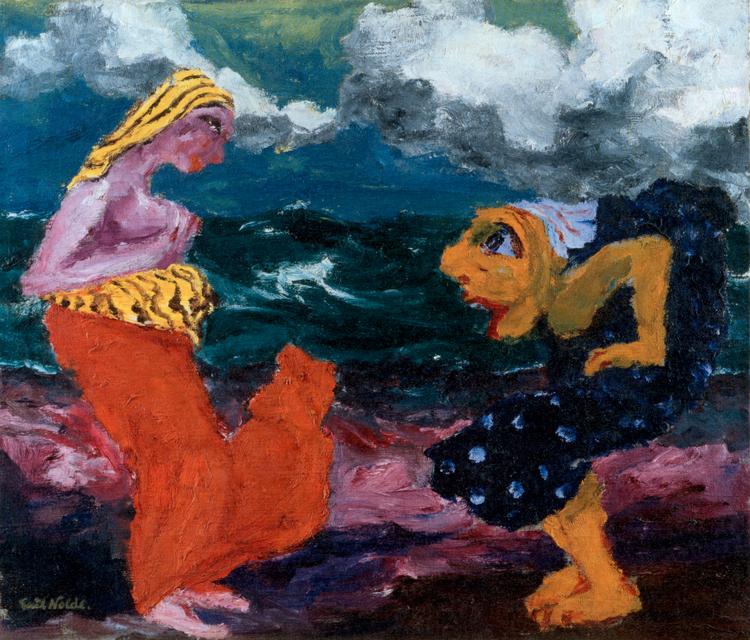 udstødt. Emil Noldes ekspressionistiske billeder blev stemplet som 'entartet' i 1937. Foto: Nolde Stiftung Seebüll 