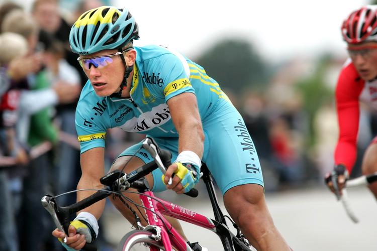 rutine. Alexandre Vinokourov ligger til samlet sejr i Giro del Trentino. Arkivfoto. 