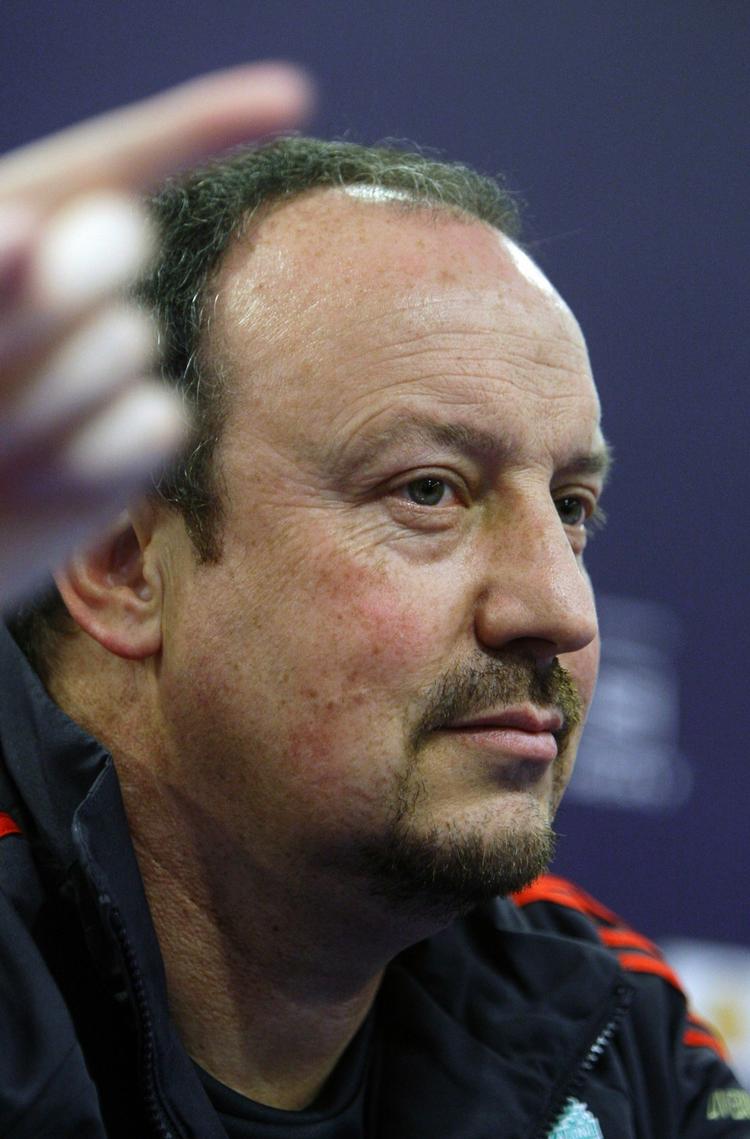 tiltro. Liverpool-manager Rafael Benitez mener, tilskuerne vil blæse Atletico Madrid ud af banen i returkampen i England. 