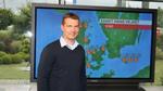 Dækbillede. Vejrvært Anders Brandt dækker her både Nordsøen og Jylland. Men vejrhaven i baggrunden ses tydeligt. 