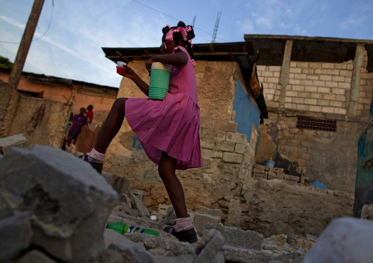 Rystet. Jordskælvet ramte Haiti 12. januar, og det påvirker stadig østaten voldsomt. 