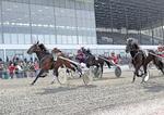 Trav. Osbourne (Arvid Olsen) vinder sin 7. sejr og matches for travderbyet. Indvendig bliver Omar Pelle (Nicolaj Andersen) nr. 2. 
