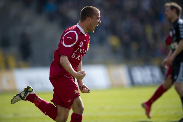 Dobbelt. Andreas Granskov scorede to gange mod sønderjyderne. 