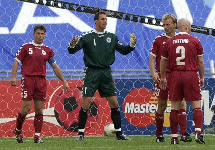 1-1. Danmark var under pres efter pausen. Arkivfoto: 