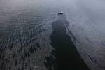 Katastrofe. En miljøkatastrofe lurer om hjørnet på grund af olielækagen fra den sunkne amerikanske boreplatform (arkivfoto). 
