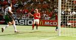 1-0. Allan Nielsen bragte Danmark foran i den stegende sydfranske hede. Arkivfoto. 