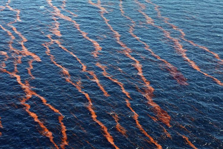 OLIEPØL.Op mod 1.000 tønder olie - eller omkring 160.000liter - strømmer dagligt ud i Den Mexicanske Golf. Man vil nu forsøge at brænde olien. 