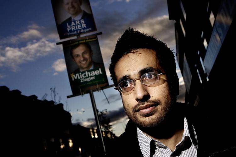 Rystet. Den radikale Nadeem Farooq er chokeret over, at Dansk Folkeparti har hængt ham ud som ekstremist. Arkivfoto. 