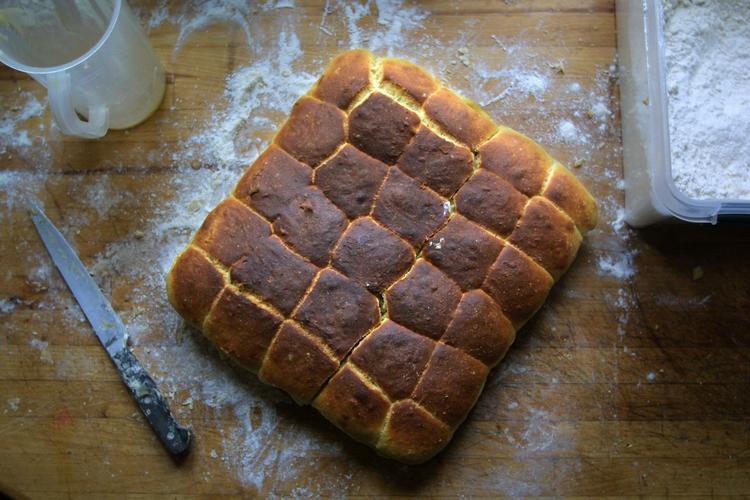 Wheat buns known in Denmark as 'hveder', one of the few traditions surrounding today's Great Prayer Day public holiday. 