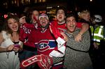 jubel. Sejren over Washington fik Montreal-fans til at spontanfeste i byens gader. 