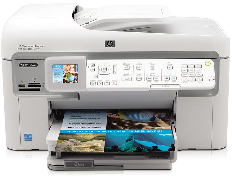 Multifunktionel. Printeren fra Hewlett-Packard printer, kopierer, skanner og faxer i høj kvalitet, konkluderer en test. 