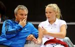 SKADET. Caroline Wozniacki er fortsat plaget af sin ankelskade. 