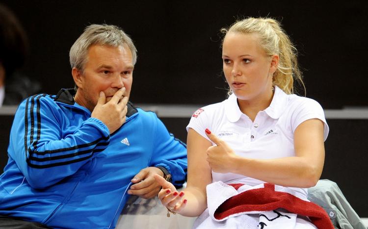 SKADET. Caroline Wozniacki er fortsat plaget af sin ankelskade. 