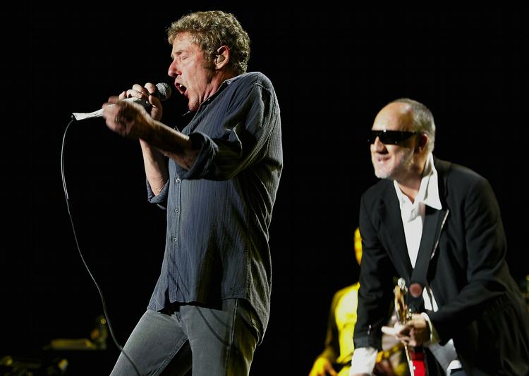 Comeback. The Who er i den grad tilbage. Her ses forsanger Roger Daltrey og guitarist Pete Townshend under en koncert i Portugal i 2009. 