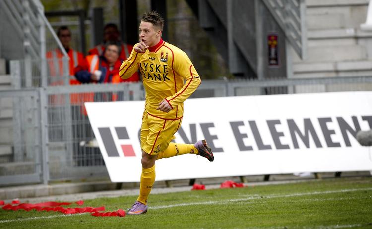 MATCHVINDER. Nicki Bille scorede mod Vejle sit syvende og ottende pokalmål. 