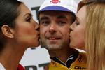 HURTIGST. Spanske Angel Vicioso snød i dag Michael Rasmussens holdkammerat, Przemyslav Niemiec, for sejren på dagens etape i Vuelta a Asturias. Arkivfoto. 