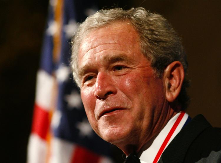 Ups. George W. Bush, Ronald Reagan og Jørgen Mahder har alle dummet sig for åben mikrofon. Arkivfoto. 