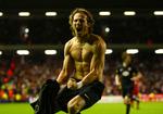 HELT. Angriberen Diego Forlan blev manden, der afgjorde Europa League semifinalen mellem Liverpool og Atletico Madrid. 