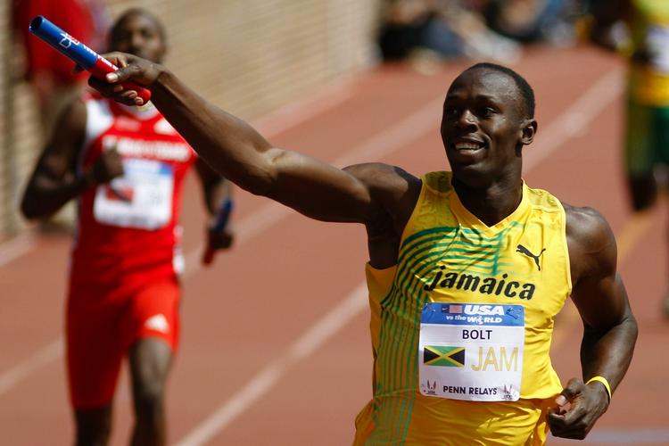 19,56. Usain Bolt er igen i år hurtig, meget hurtig. Arkivfoto. 