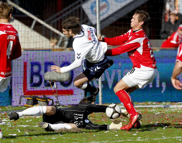 COMEBACK. Peter Graulund var en af fem nye spillere i AGF's startopstilling. 