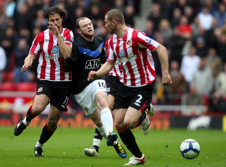 COMEBACK. Wayne Rooney var overraskende med for Manchester United mod Sunderland. 