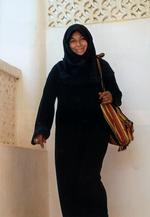 Indpakket. Forfatteren selv i den reglementerede - og varme - påklædning. Foto fra bogen 