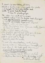 manuskript. Beatles-teksten kan købes af velbeslåede samlere 18. juni hos Sotheby's i New York. 