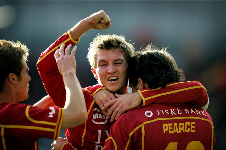 TOPSCORER. Mads Junker scorede inden han tog til udlandet masser af mål for FC Nordsjælland. Nu bomber han løs i Holland. 