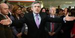 Gordon Brown er klar til at tage ansvaret, hvis han fører Labour ind i et stort nederlag i morgen. 