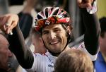 spurtstærk. Juan Jose Haedo var tæt på endnu en Team Saxo Bank-triumf, men kom ind på andenpladsen. Arkivfoto. 