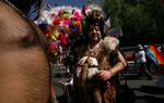 Pride. Der afholdes homoparade i store dele af verden - her i Mexico den 14. marts. I Østeuropa og Rusland har paraderne dog ofte været udsat for massive moddemonstrationer og er endt voldeligt. 