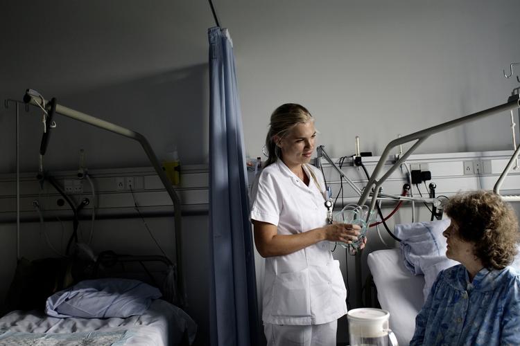 Truet. Frederiksberg Hospital er i farezonen. Arkivfoto. 