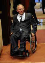 Indlagt. Wolfgang Schäuble fotograferet tidligere i år. Nu er han blevet indlagt på et hospital i Bruxelles. 