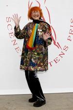 Hædret. Jytte Abildstrøm på vej til Reumert pris-uddelingen, hvor hun fik hædersprisen på 300.000 kroner. 