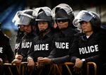 Løsning? Der er skabt håb om, at det massive politiopbud i Bangkok snart er væk. 