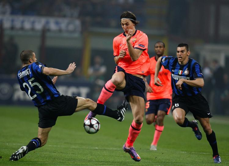 tilbageslag. Zlatan Ibrahimovic har ikke haft den bedste afslutning på sæsonen i Barcelona, hvor svenskeren ellers startede med brask og bram. Arkivfoto. 