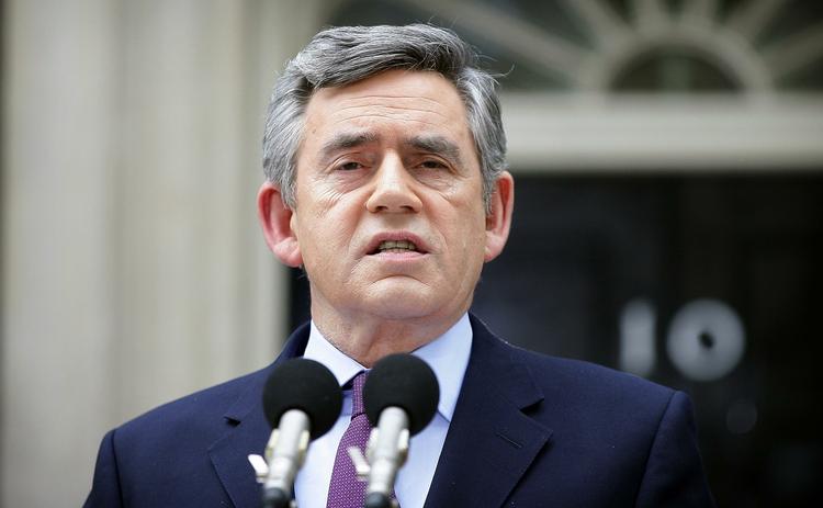 UK. Gordon Brown is a former prime minister of the United Kingdom. 